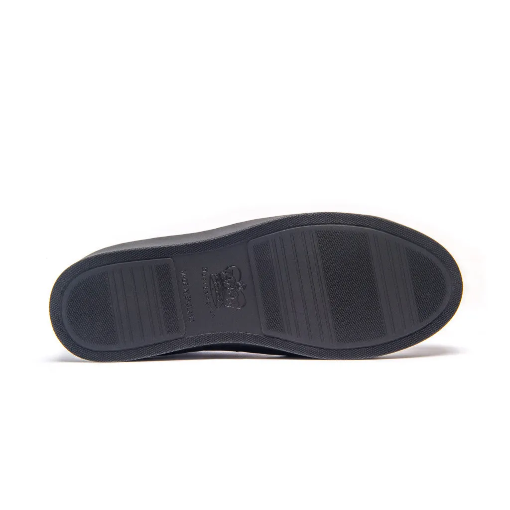 ABINGTON TOE CAP SNEAKER - WHITE BLACK