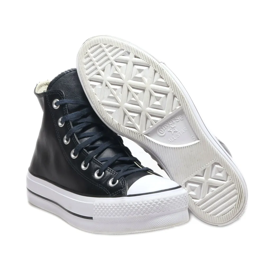 Converse Chuck Taylor All Stars High-Top Sneakers Leather Black Colour For Women
